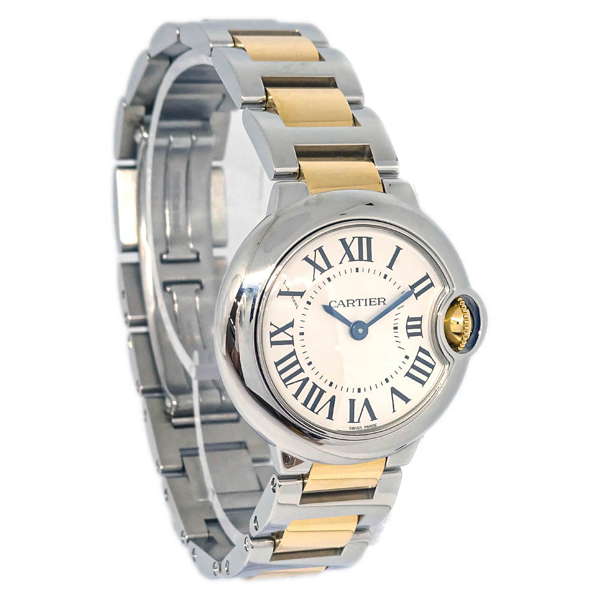 Cartier Ballon Bleu Ref.3009 Quartz Watch 18KYG SS