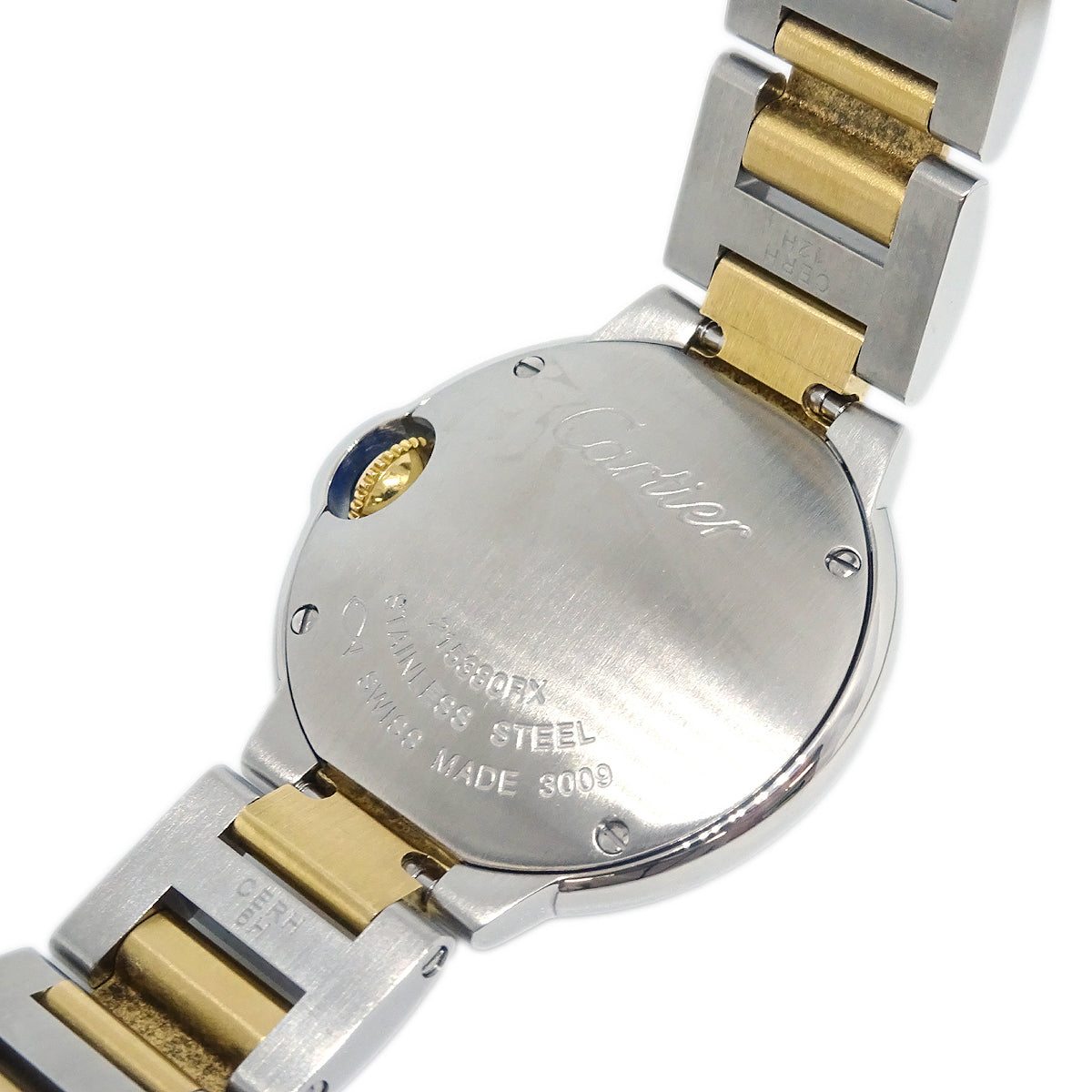 Cartier Ballon Bleu Ref.3009 Quartz Watch 18KYG SS