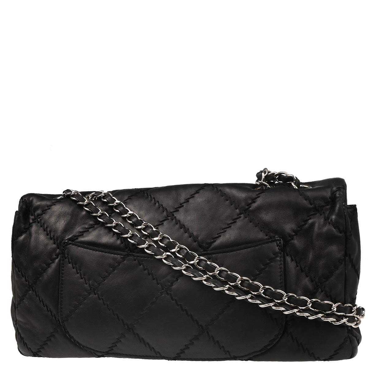 Chanel 2010-2011 Black Calfskin Ultra Stitch Shoulder Bag