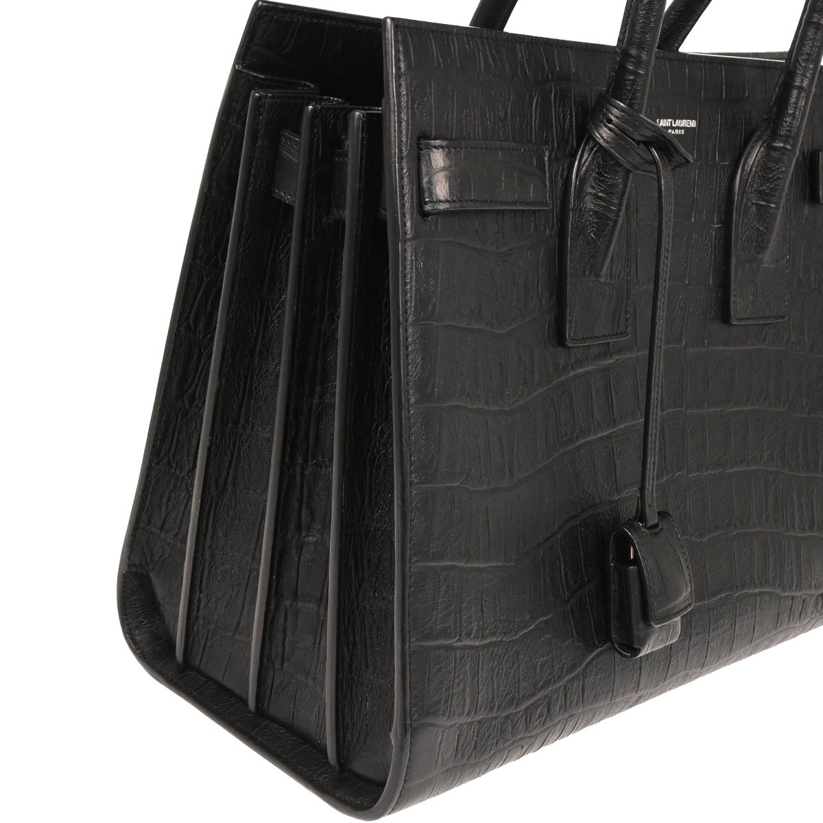 Saint Laurent Black Sac de Jour 2way Shoulder Handbag