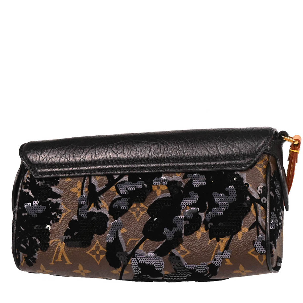 Louis Vuitton 2010 Monogram Fleur de Jais Manege Clutch Bag M40435