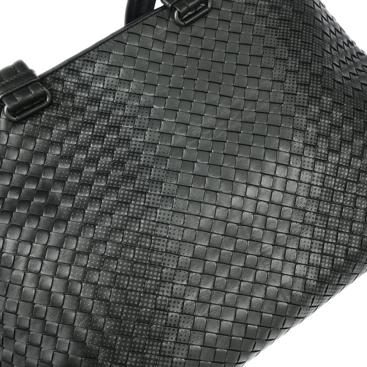 Bottega Veneta Black Intrecciato Tote Handbag