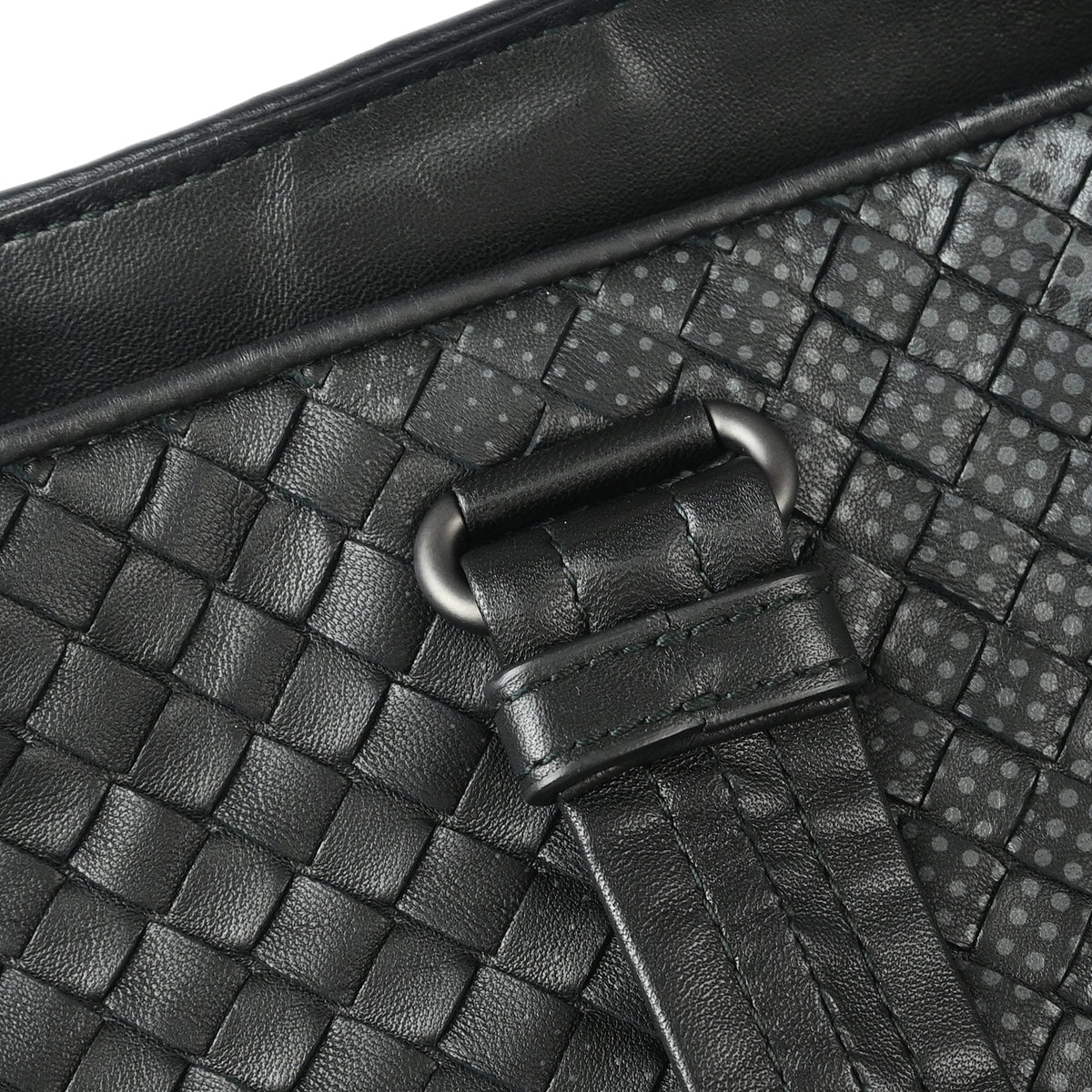 Bottega Veneta Black Intrecciato Tote Handbag