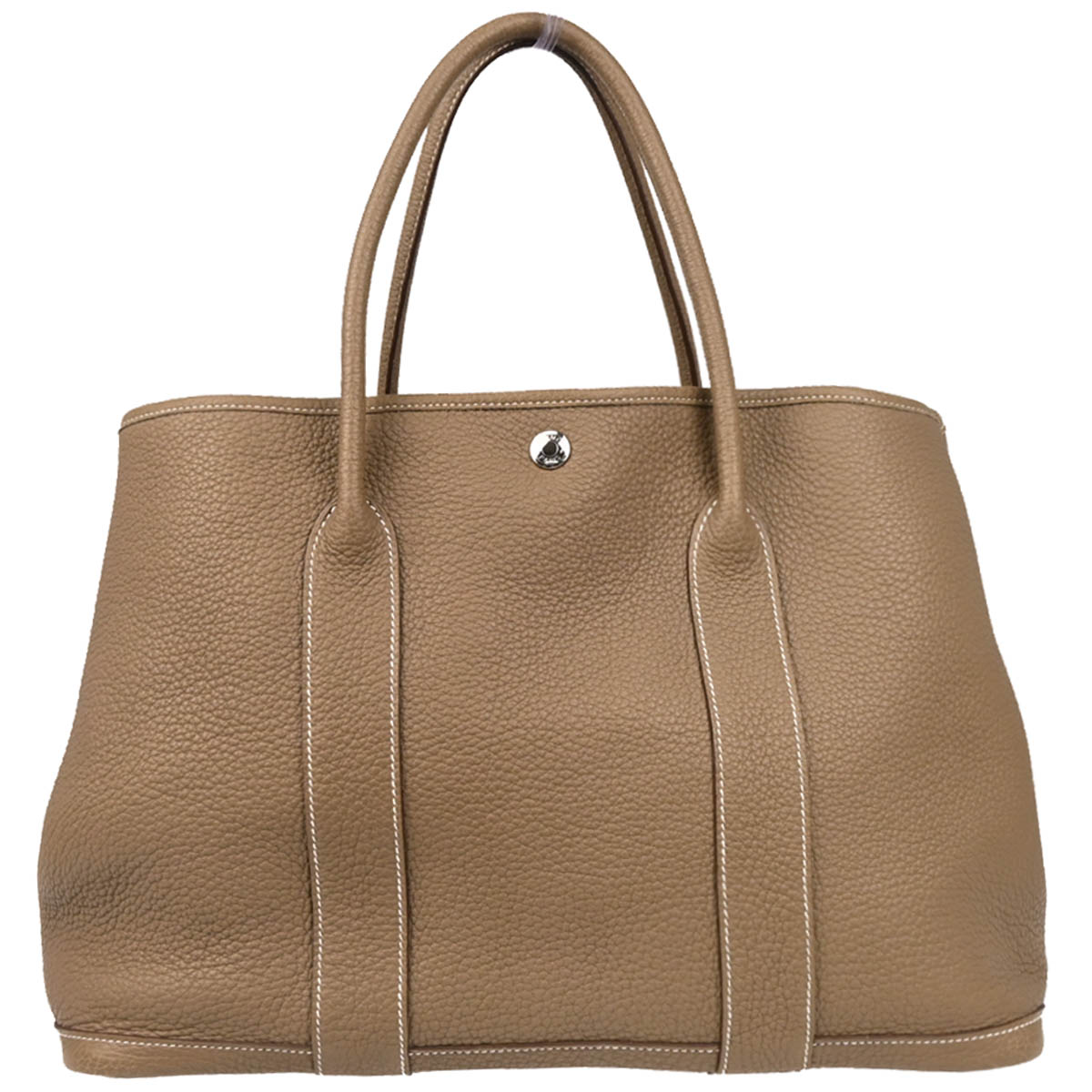 Hermes 2013 Etoupe Gray Negonda Garden Party 36 PM Tote Handbag