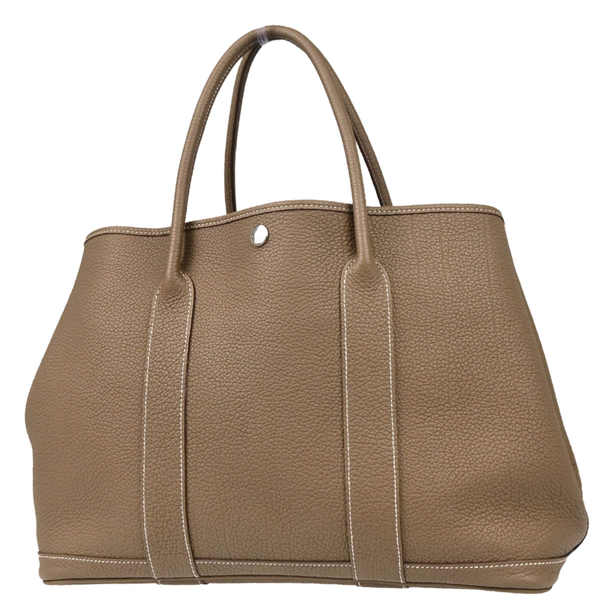 Hermes 2014 Etoupe Gray Negonda Garden Party 36 PM Tote Handbag