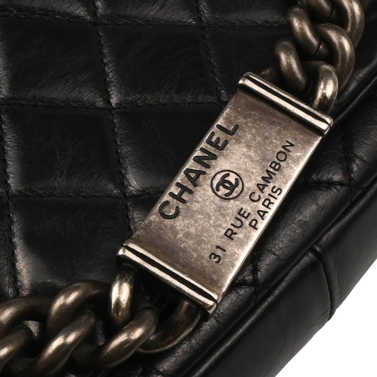 Chanel 2014-2015 Black Calfskin Shoulder Bag