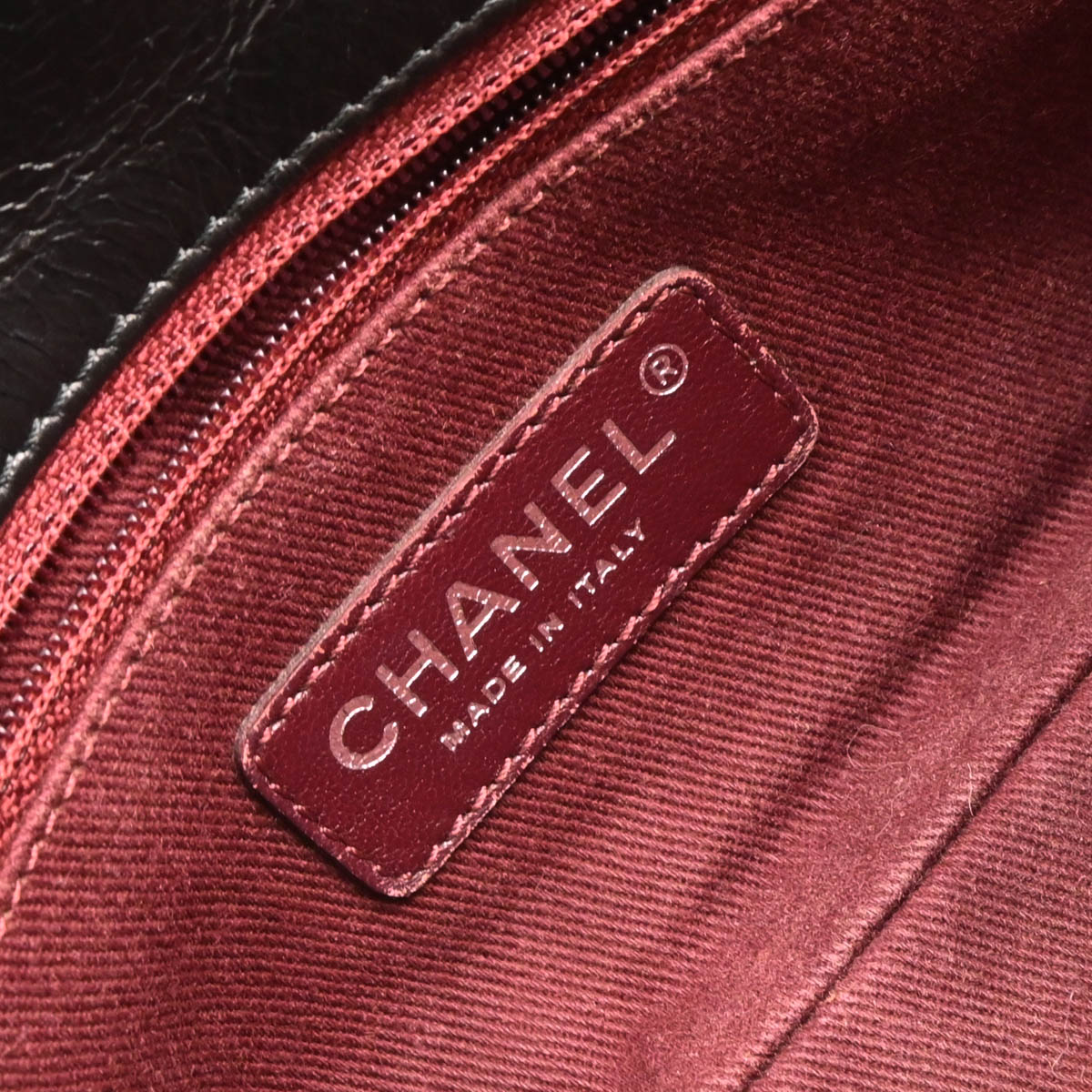 Chanel 2014-2015 Black Calfskin Shoulder Bag