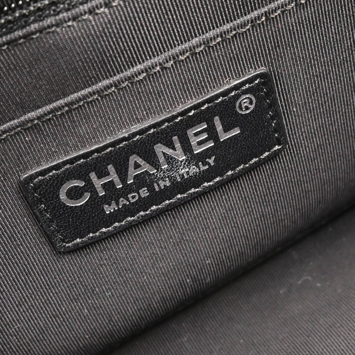 Chanel 2017 Black Lambskin Tweed Corset Flap Shoulder Bag