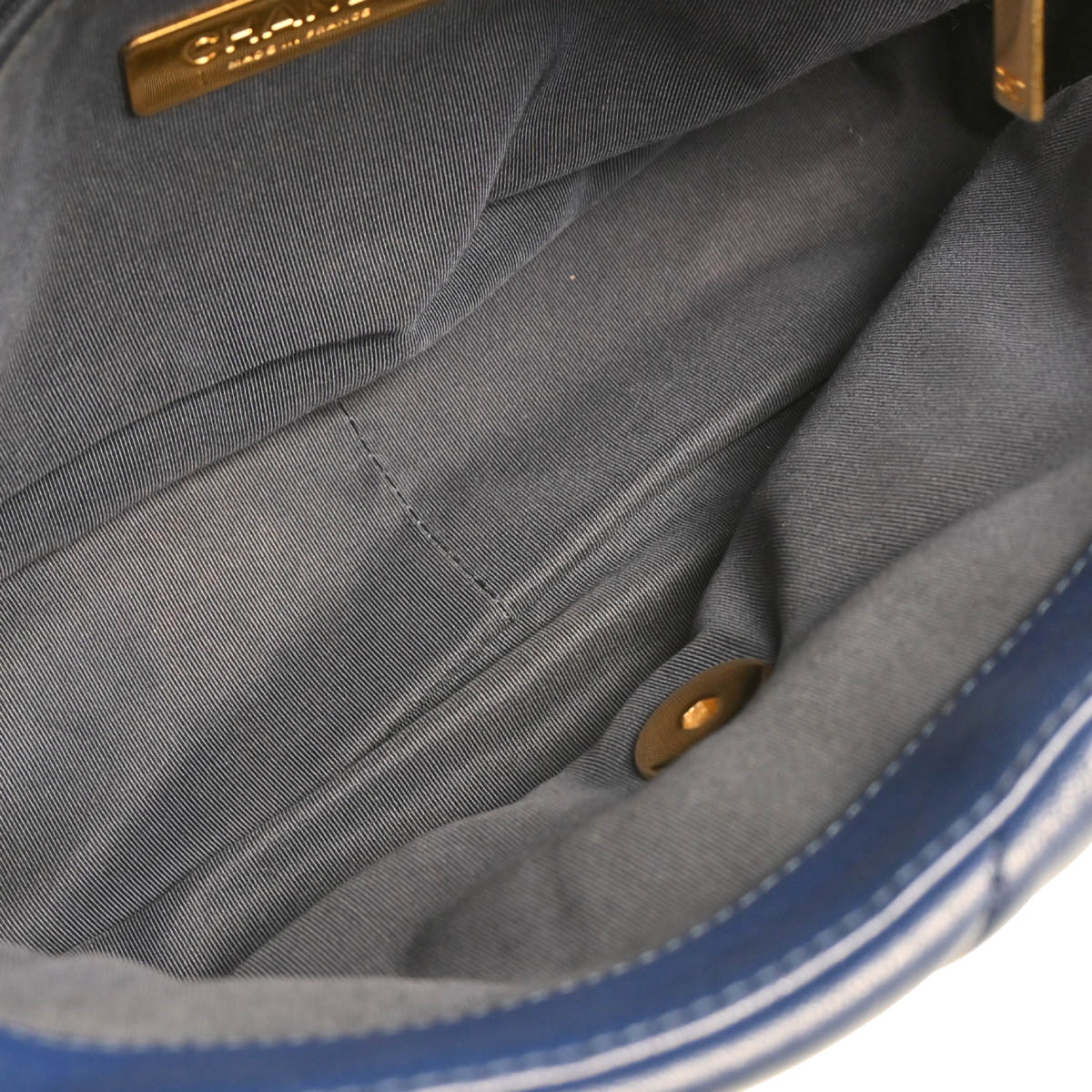 Chanel 2019 Navy Calfskin 2way Shoulder Handbag Bag