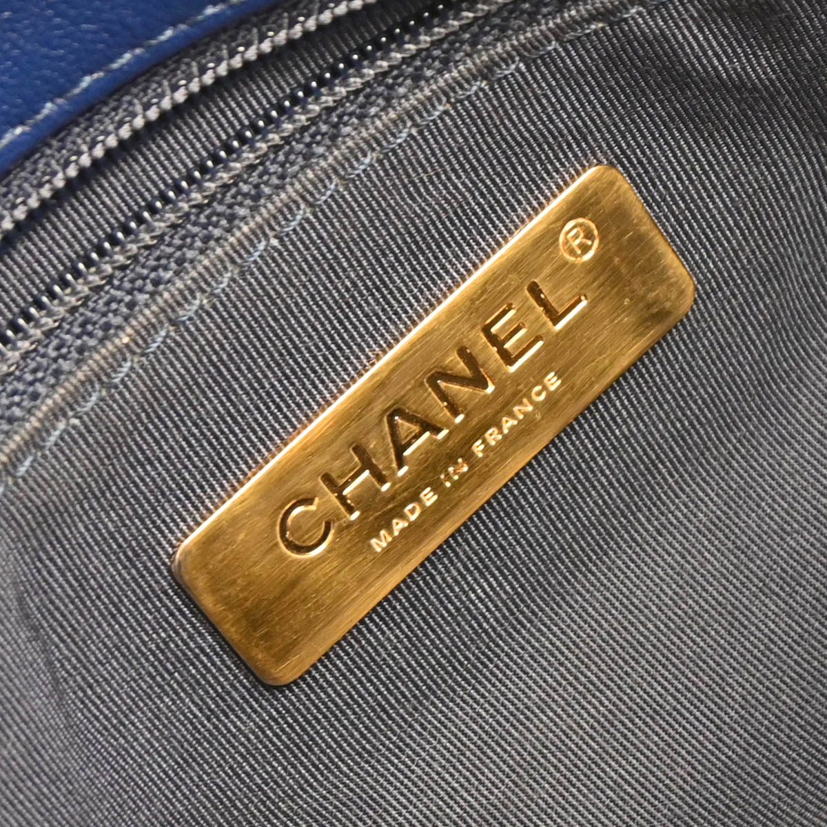 Chanel 2019 Navy Calfskin 2way Shoulder Handbag Bag