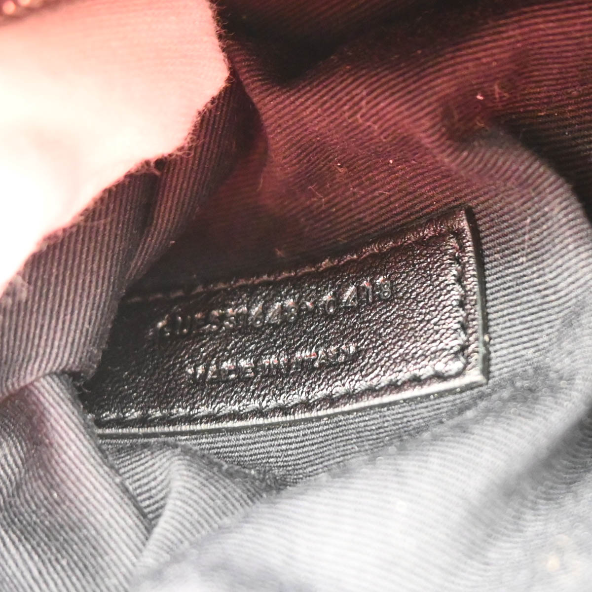 Saint Laurent Black Loulou Shearling Toy Bag Shoulder Bag