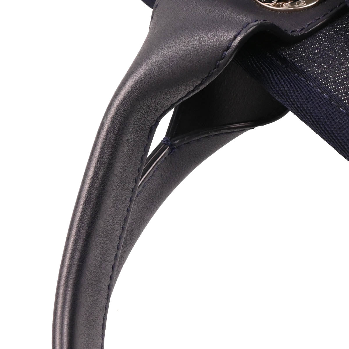 Chanel 2014-2015 Navy Denim Medium Deauville 2way Shoulder Tote Bag