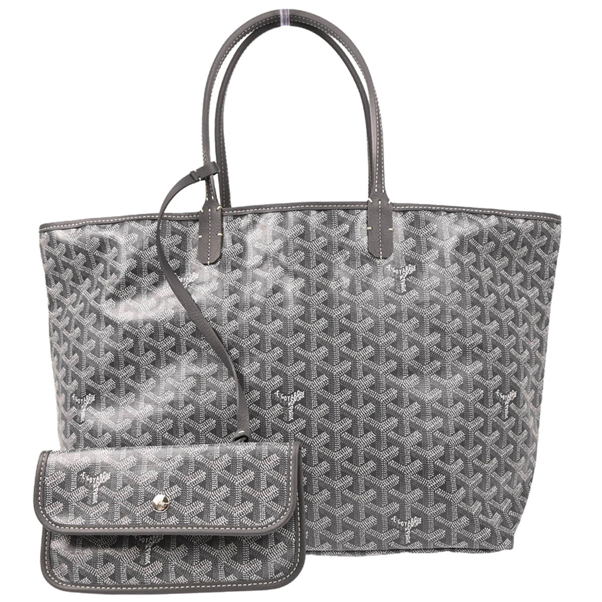 Goyard 2024 Gray Saint Louis PM Tote Bag