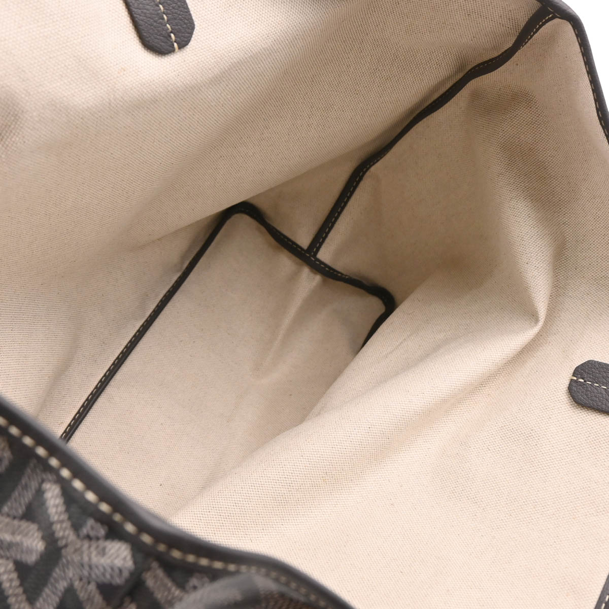 Goyard 2024 Gray Saint Louis PM Tote Bag