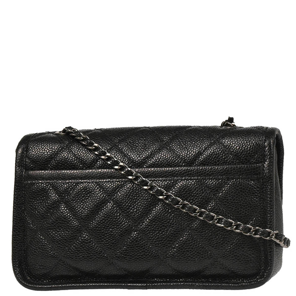 Chanel 2014-2015 Black Caviar Shoulder Bag