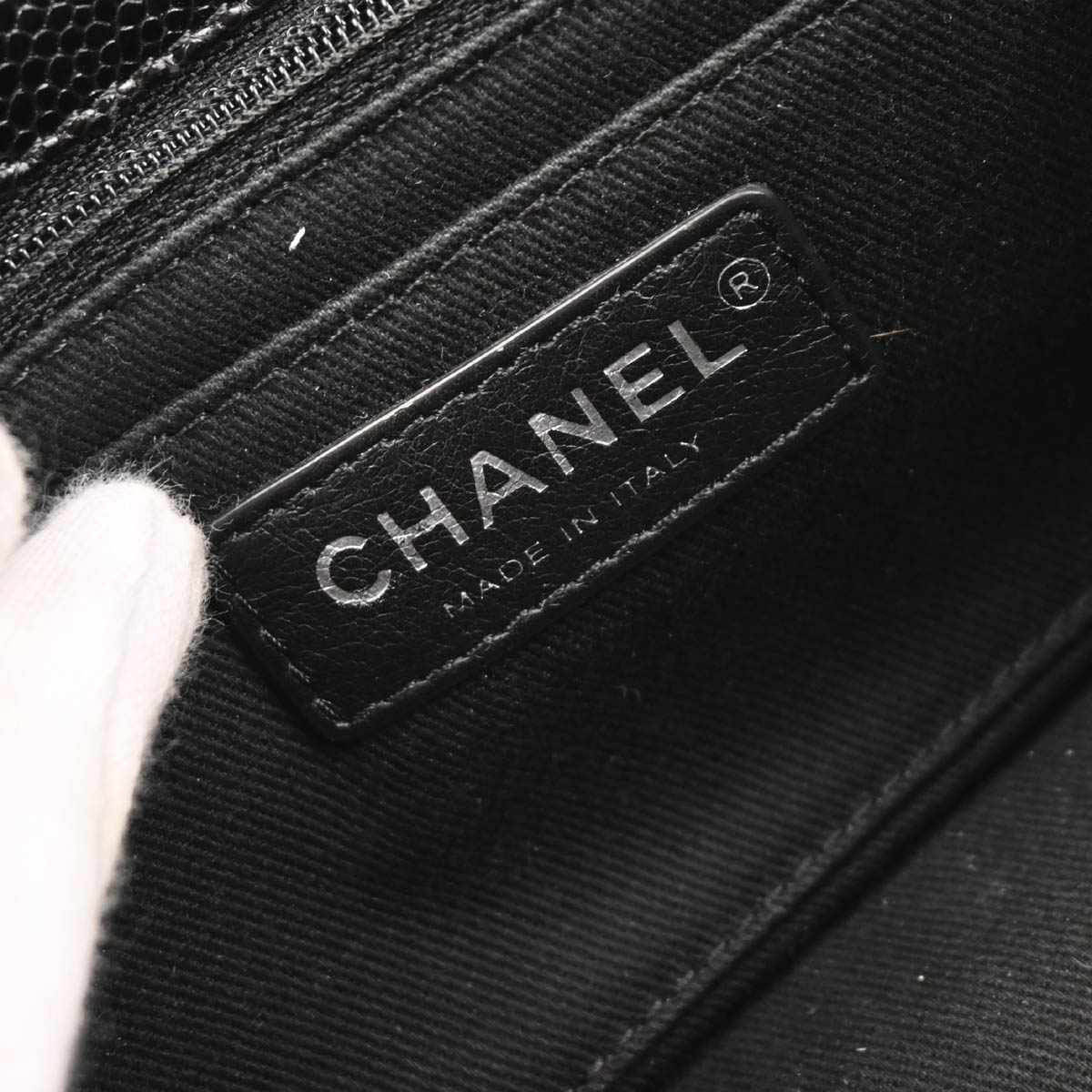 Chanel 2014-2015 Black Caviar Shoulder Bag