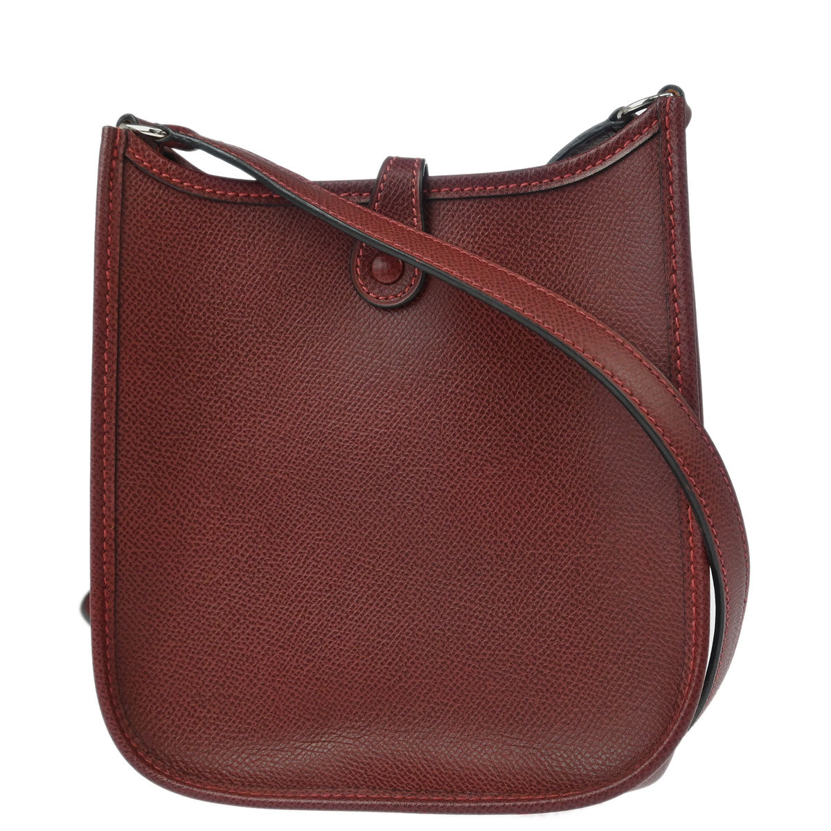 Hermes 2011 Rouge H Epsom Evelyne TPM Shoulder Bag