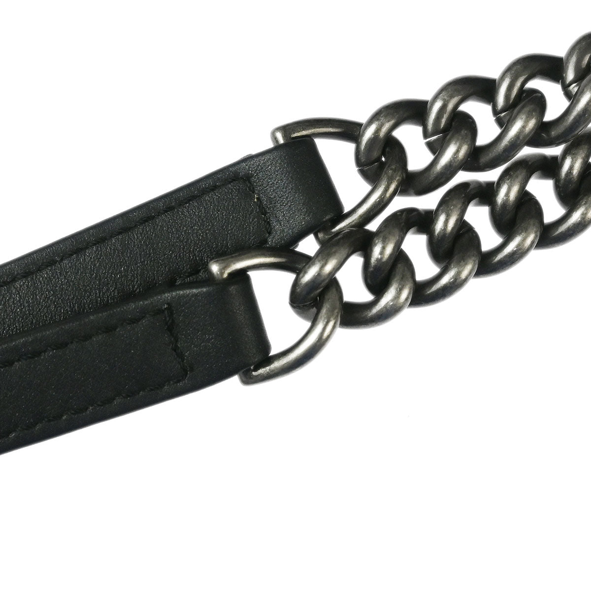 Chanel 2014-2015 Black Calfskin Mesh CC Chain Tote Handbag