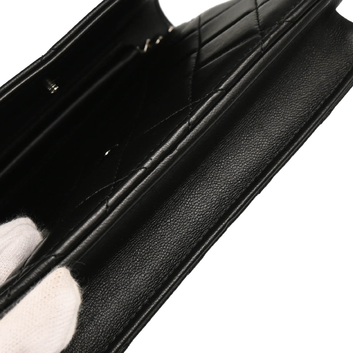 Chanel 2016-2017 Black Lambskin Classic WOC Wallet On Chain