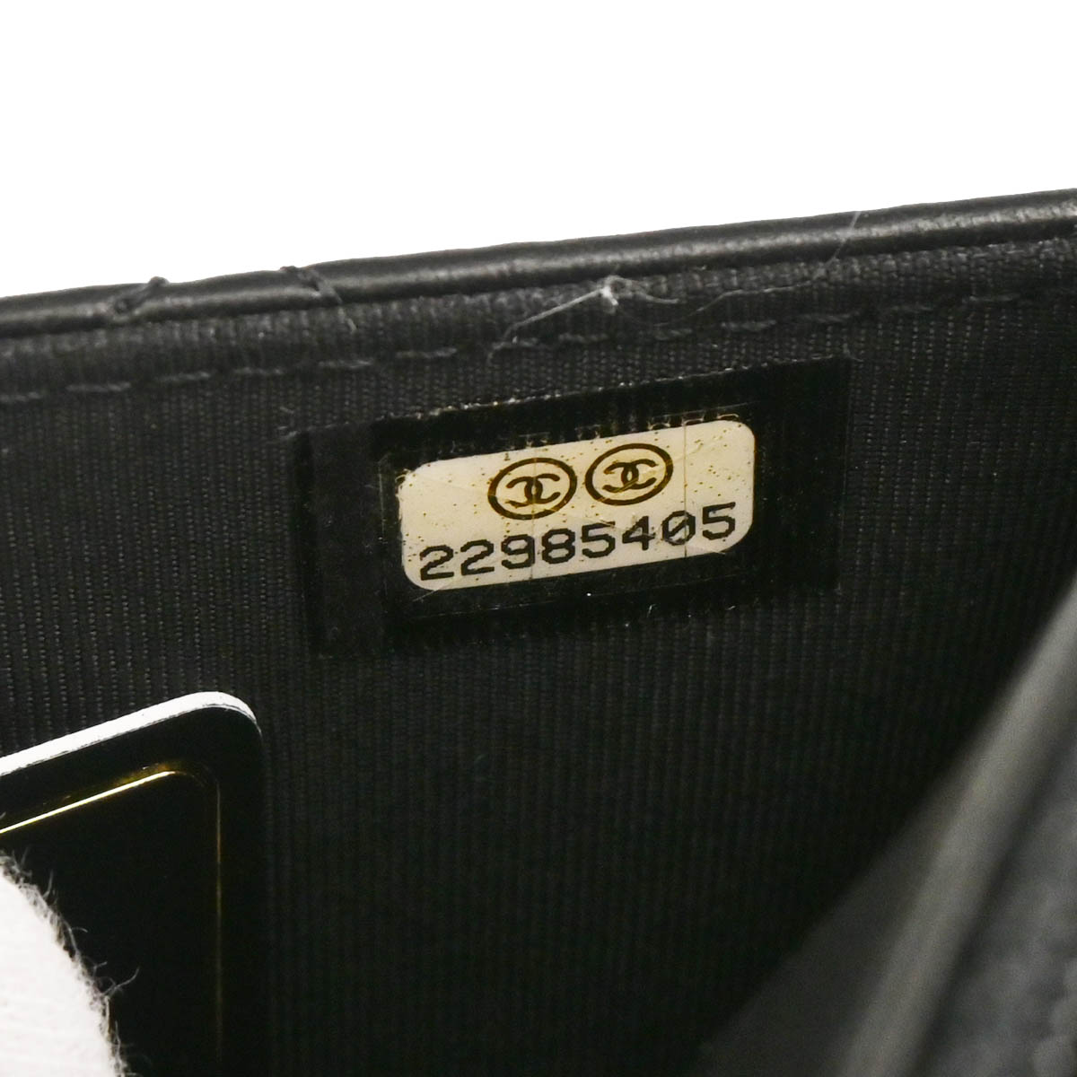 Chanel 2016-2017 Black Lambskin Classic WOC Wallet On Chain