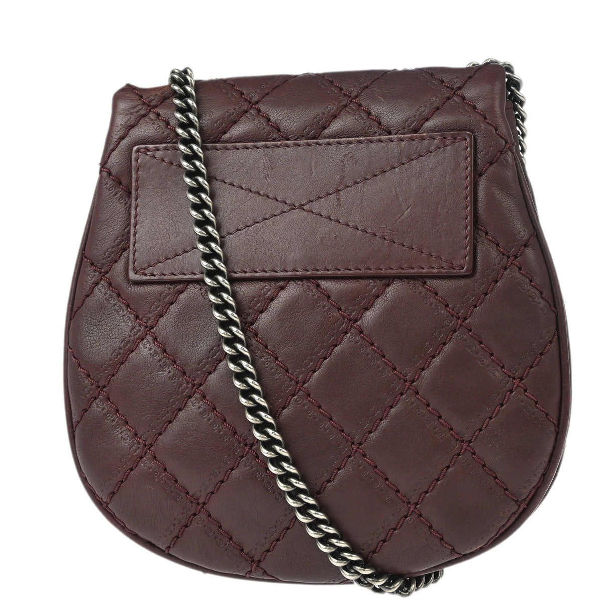 Chanel 2013-2014 Brown Calfskin Coco Sporran Fringe Shoulder Bag