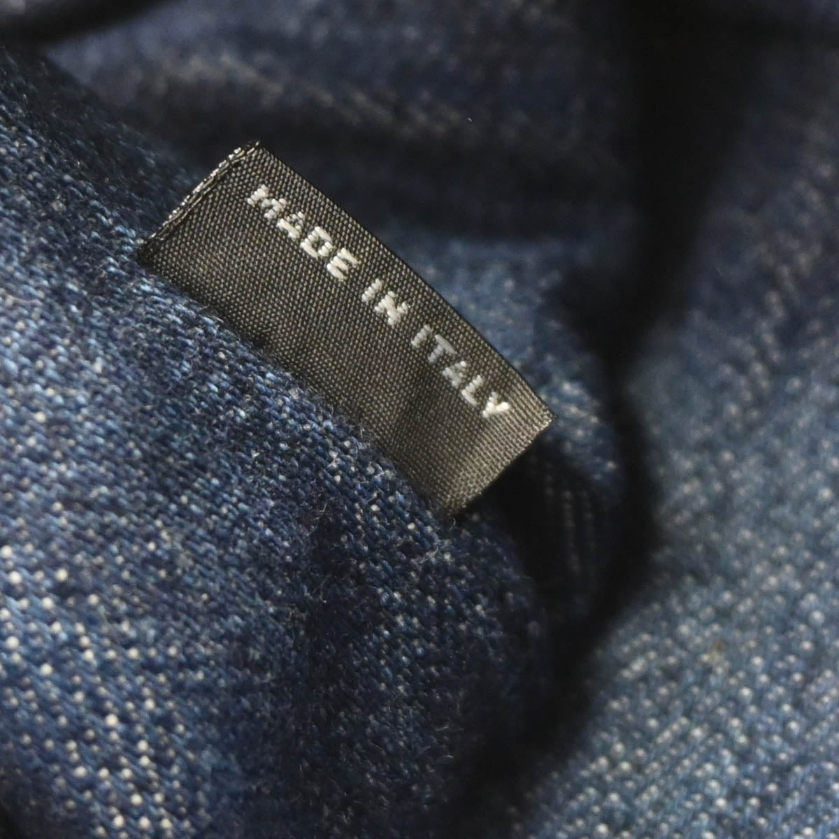 Miu Miu Navy Denim Matelasse 2way Tote Bag
