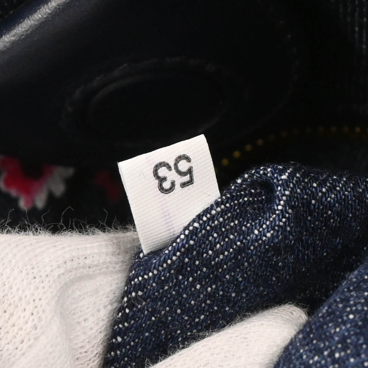 Miu Miu Navy Denim Matelasse 2way Tote Bag