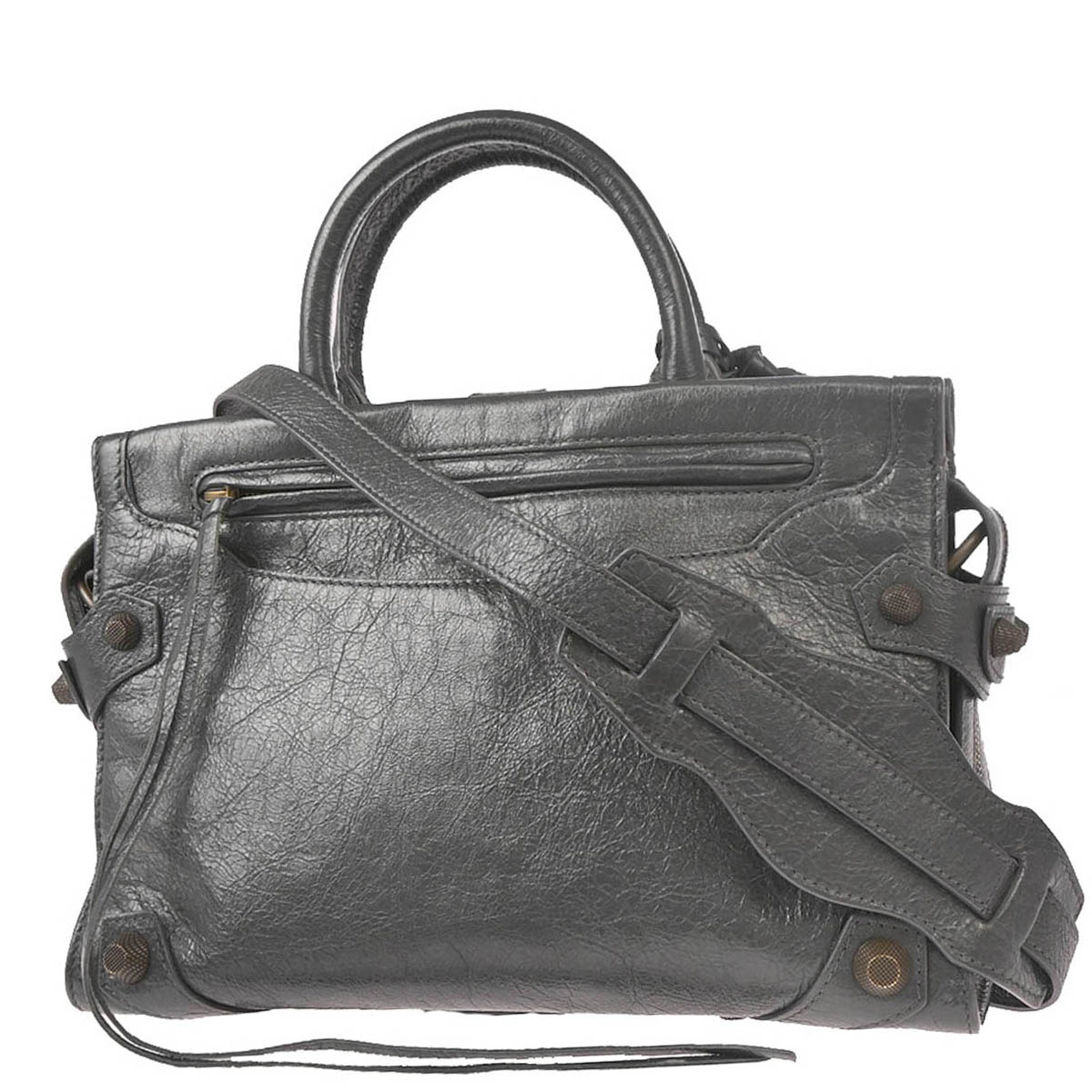 ハンドバッグ BALENCIAGA Woman Handbag Grey Balenciaga Hourglass XS top-handle Bag | Grey | FARFETCH