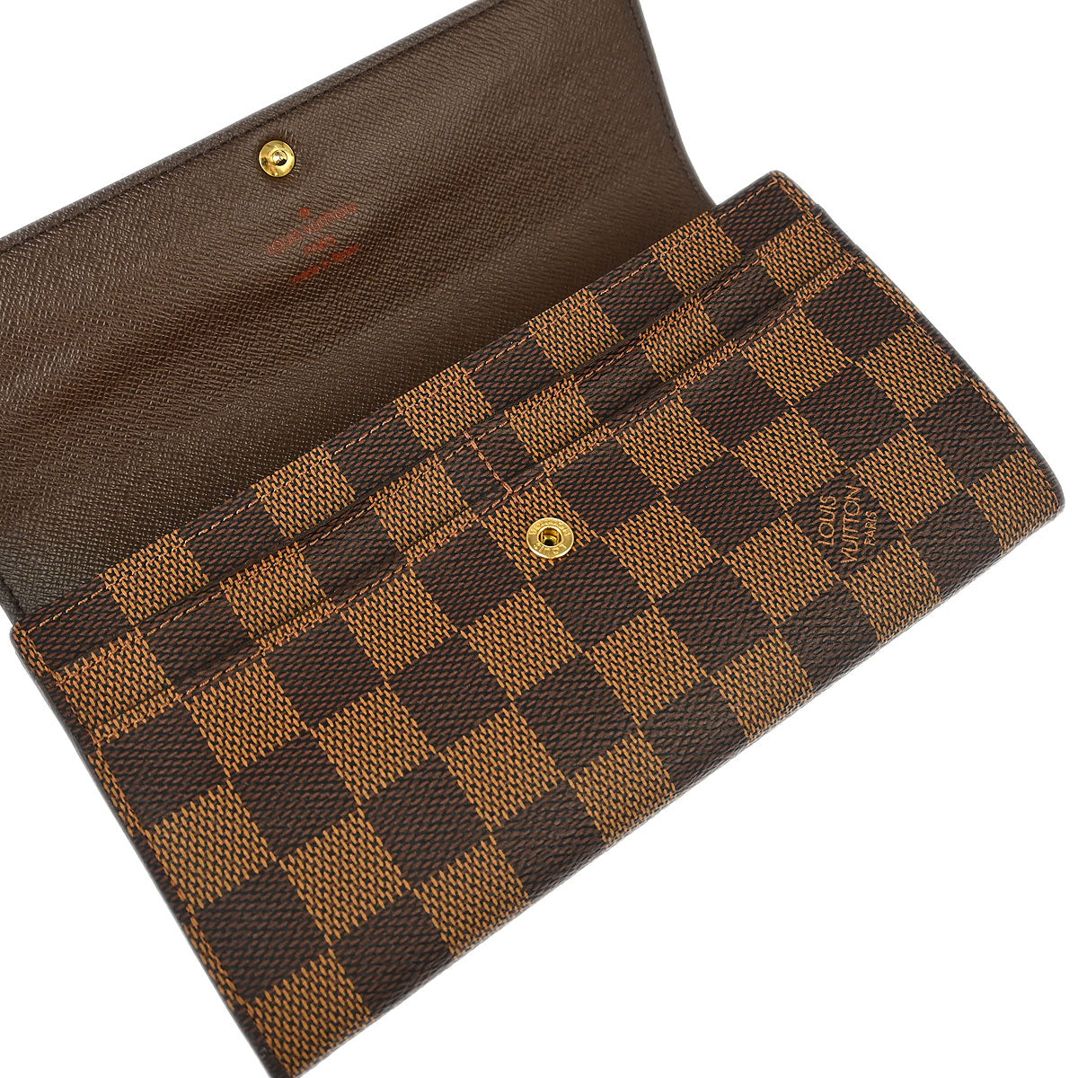 Louis Vuitton 2010 Damier Portefeuille Sarah Wallet N61734
