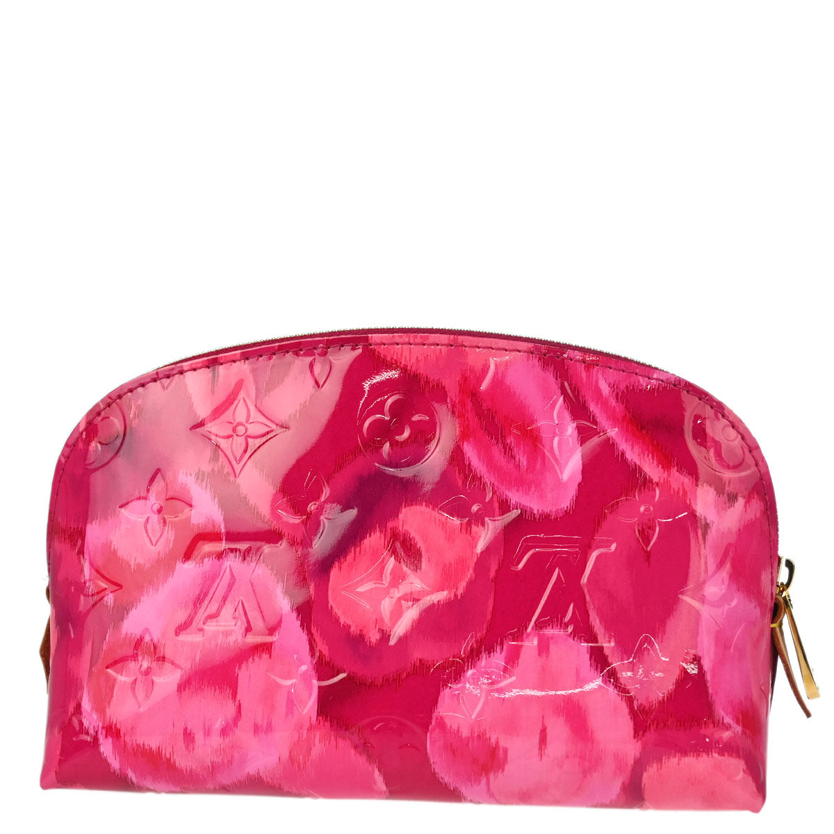 Louis Vuitton 2013 Monogram Vernis Ikat Flower Cosmetic Pouch M90045