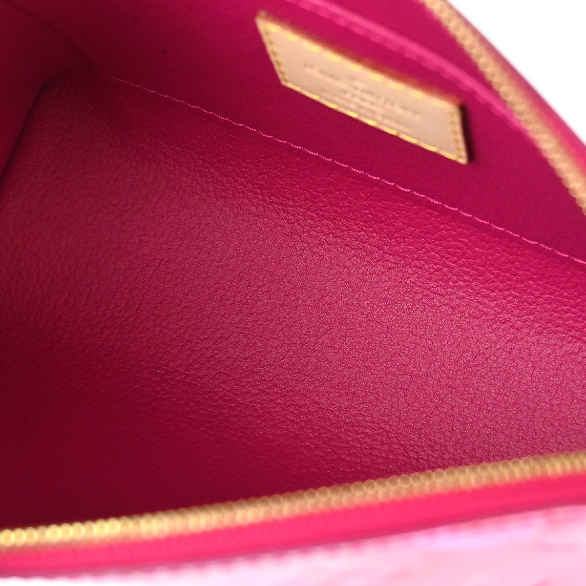 Louis Vuitton 2013 Monogram Vernis Ikat Flower Cosmetic Pouch M90045
