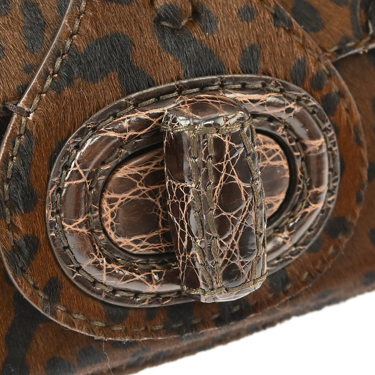 Prada * Brown Pony Hair Handbag