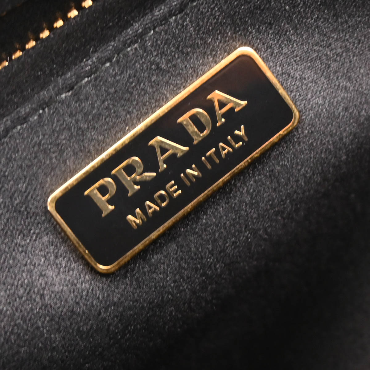 Prada Navy Velvet 2way Tote Handbag