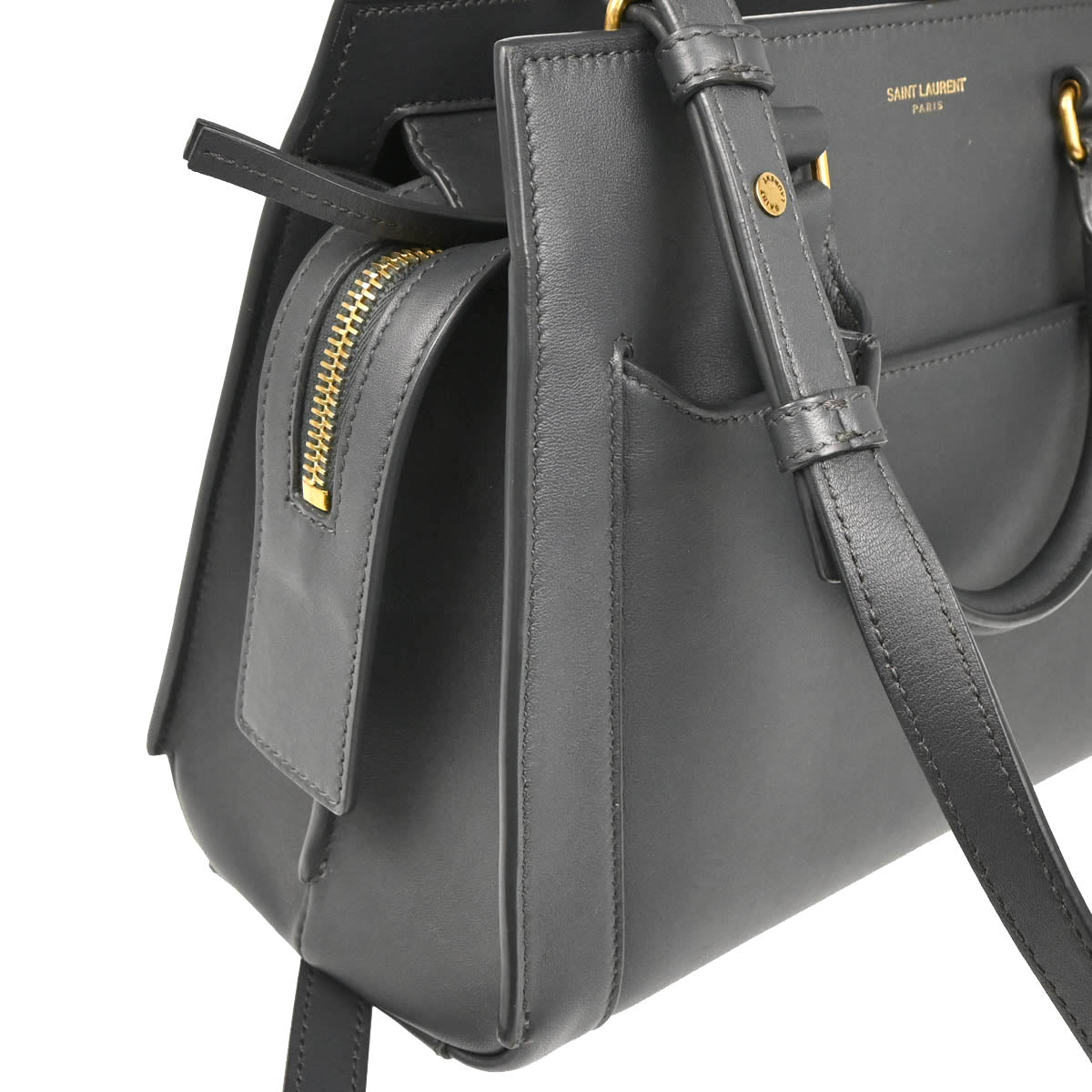 Saint Laurent Gray East Side 2way Shoulder Handbag