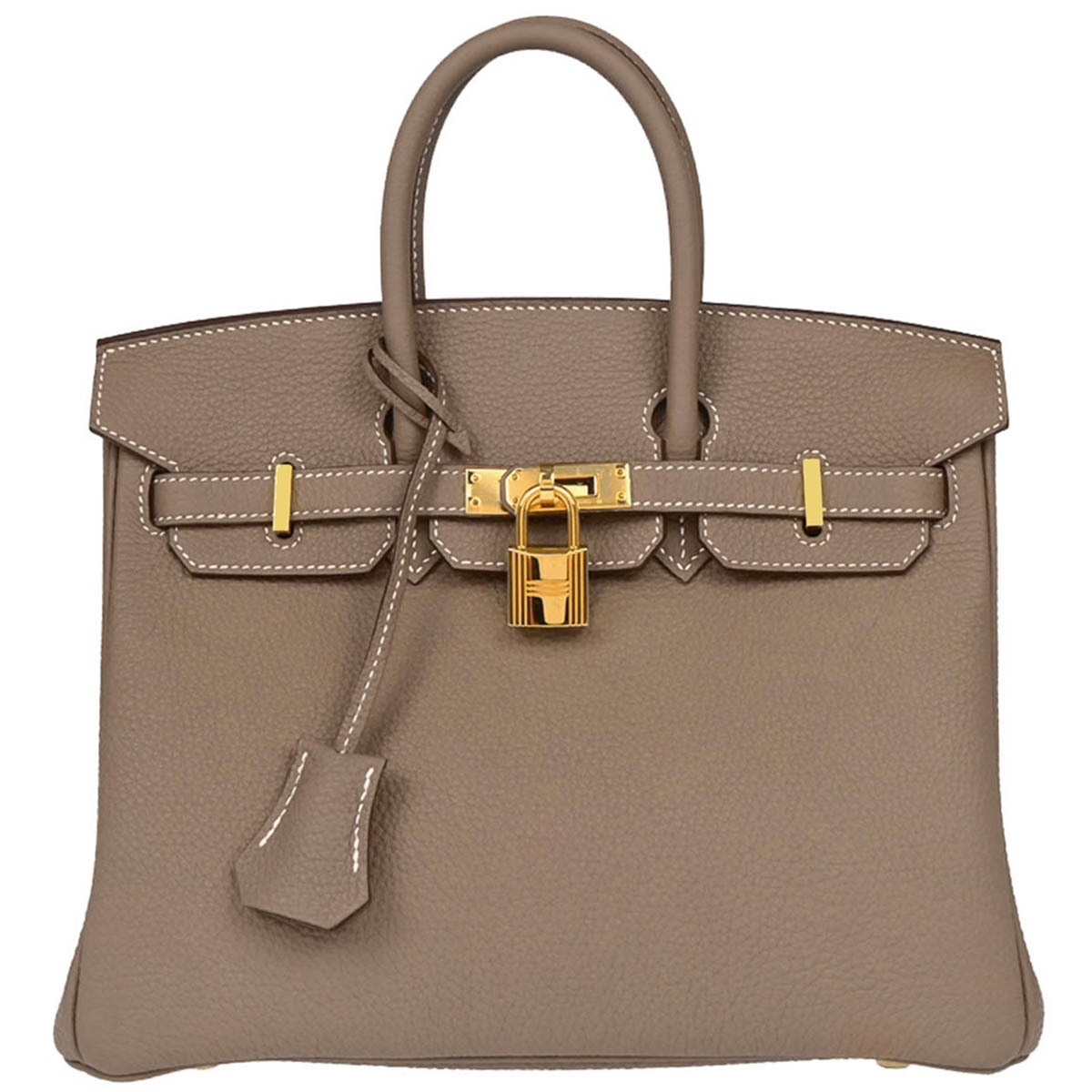Hermes 2018 Etoupe Togo Birkin 25 Handbag