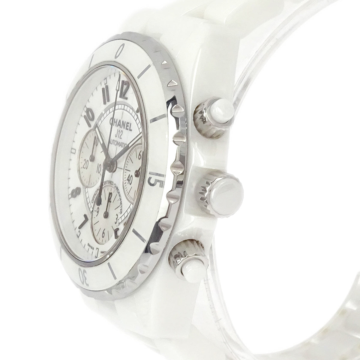 Chanel J12 Chronograph 41mm Self-winding Watch Ceramic SS