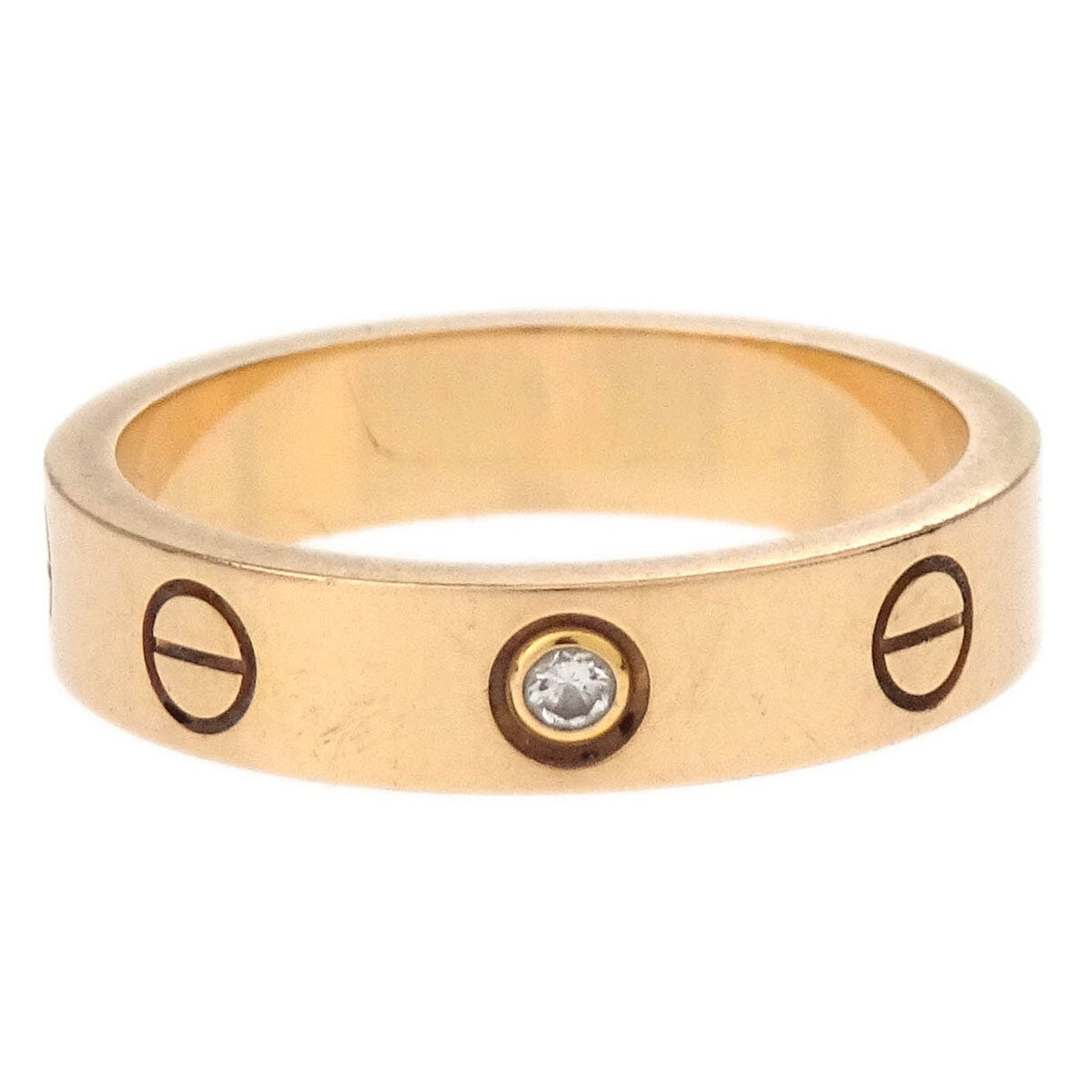 Cartier Mini Love Ring KIM774 Au750 Diamond #50