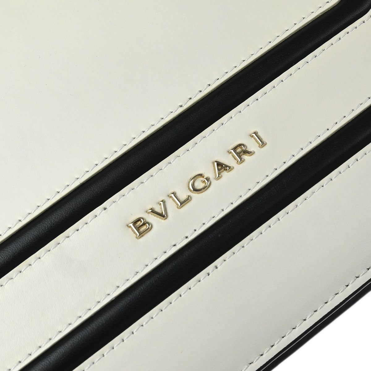 Bvlgari White Calfskin Serpenti Forever Shoulder Bag