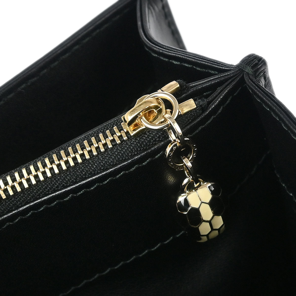 Bvlgari White Calfskin Serpenti Forever Shoulder Bag