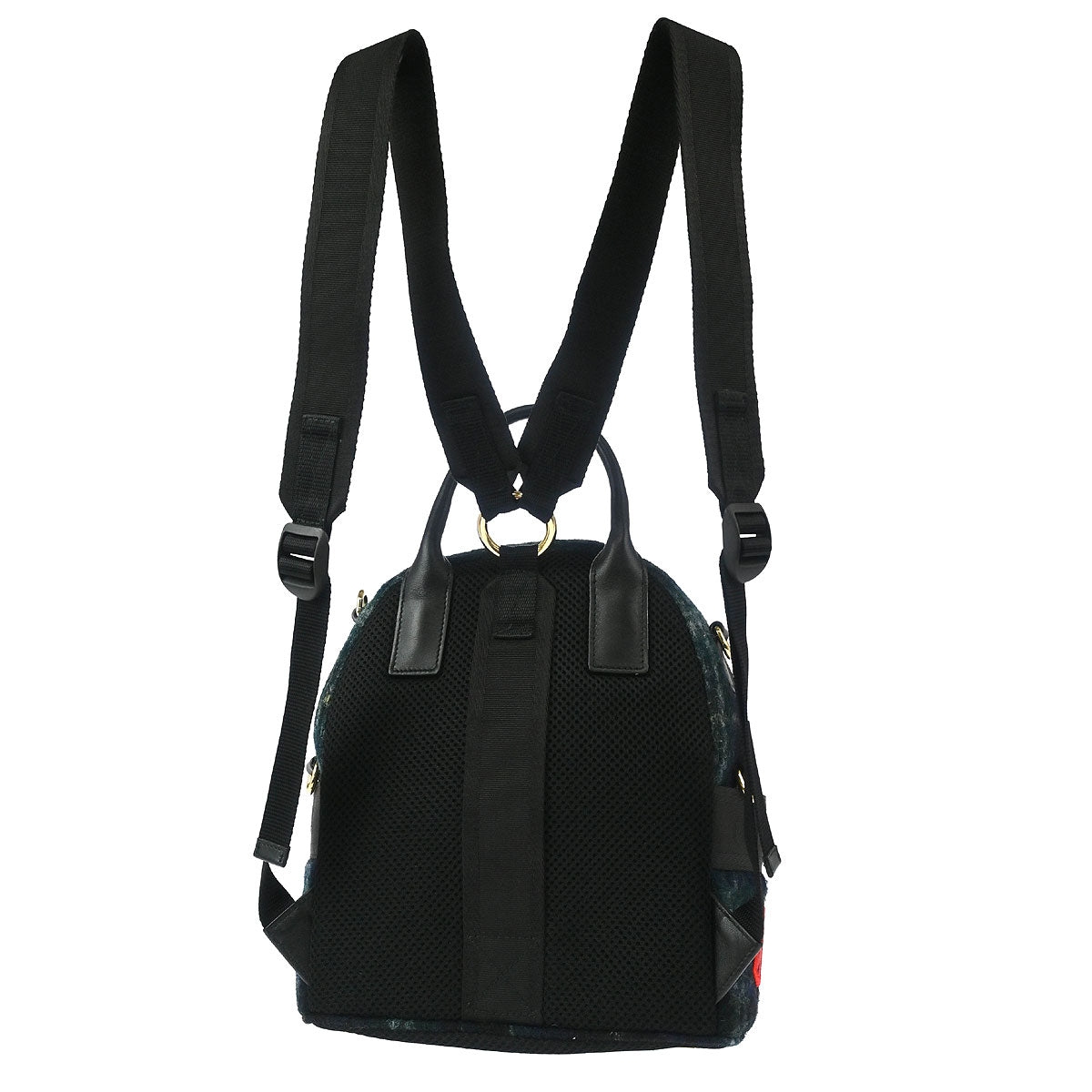 Miu Miu Dark Green Wool 2way Backpack
