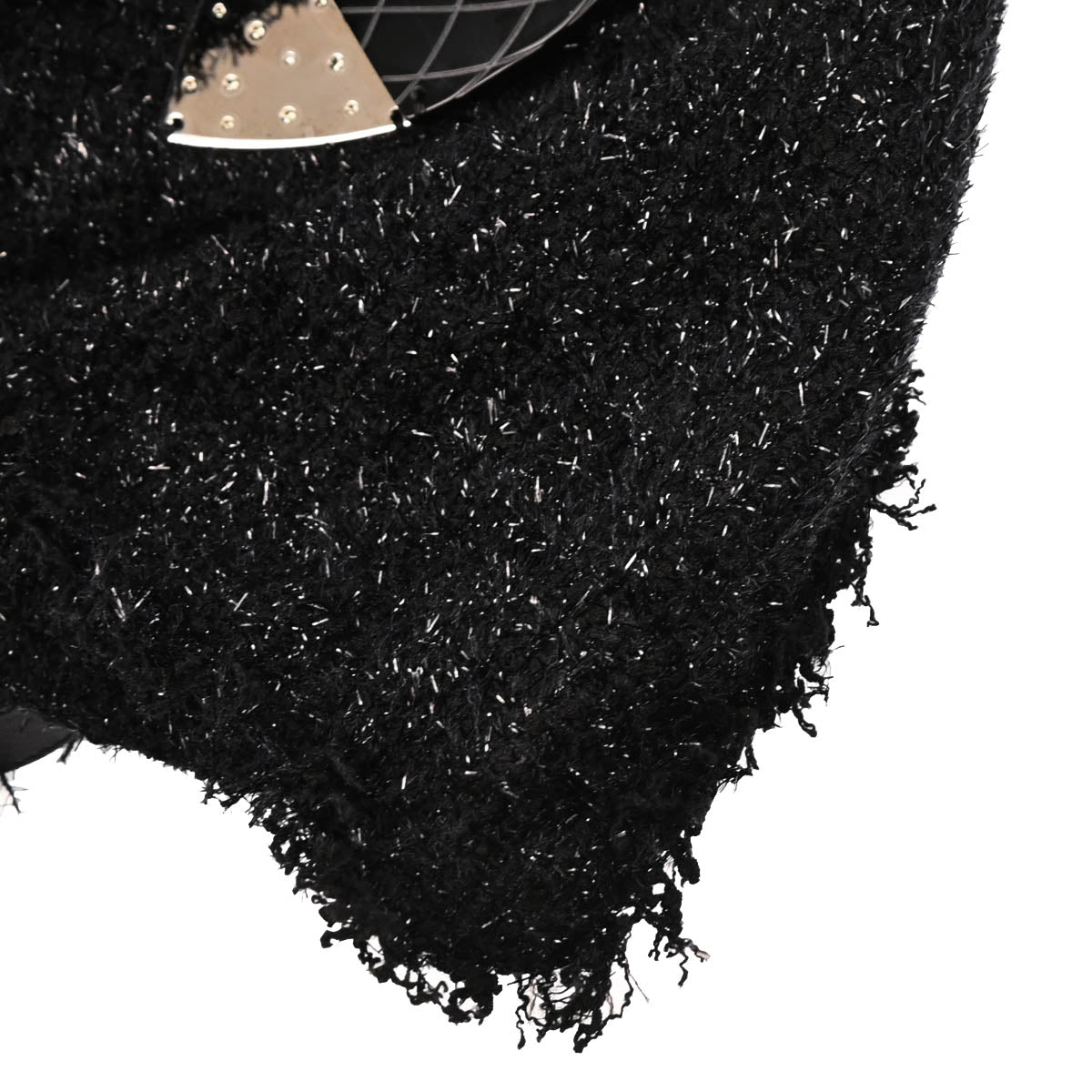 Chanel 2017-2018 Black Tweed Rocket Shoulder Tote Bag