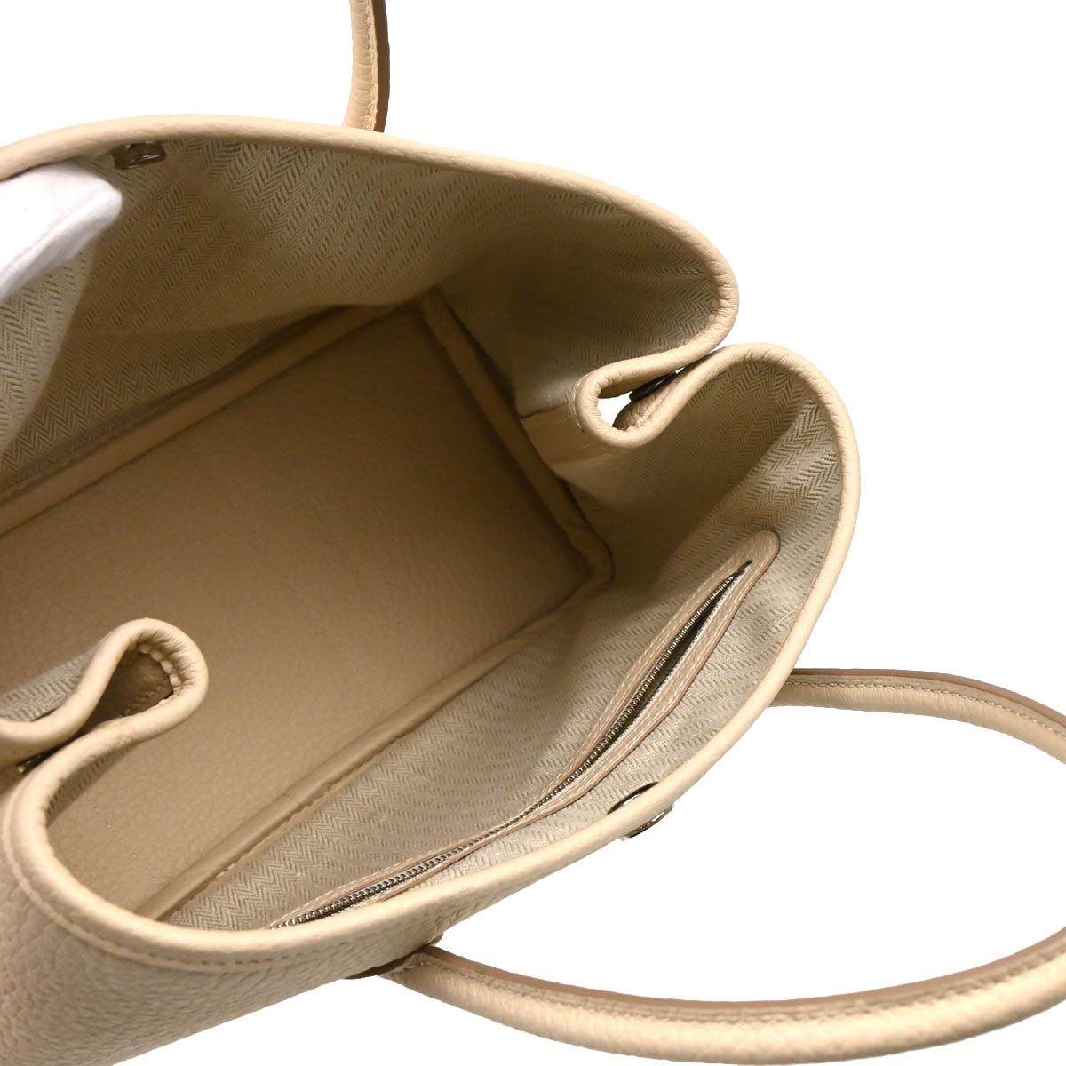 関税負担なし 国内発送【Beton】HERMES Garden Party TPM 30 Hermes Garden Party bag 30/TPM Beton Negonda leather Silver