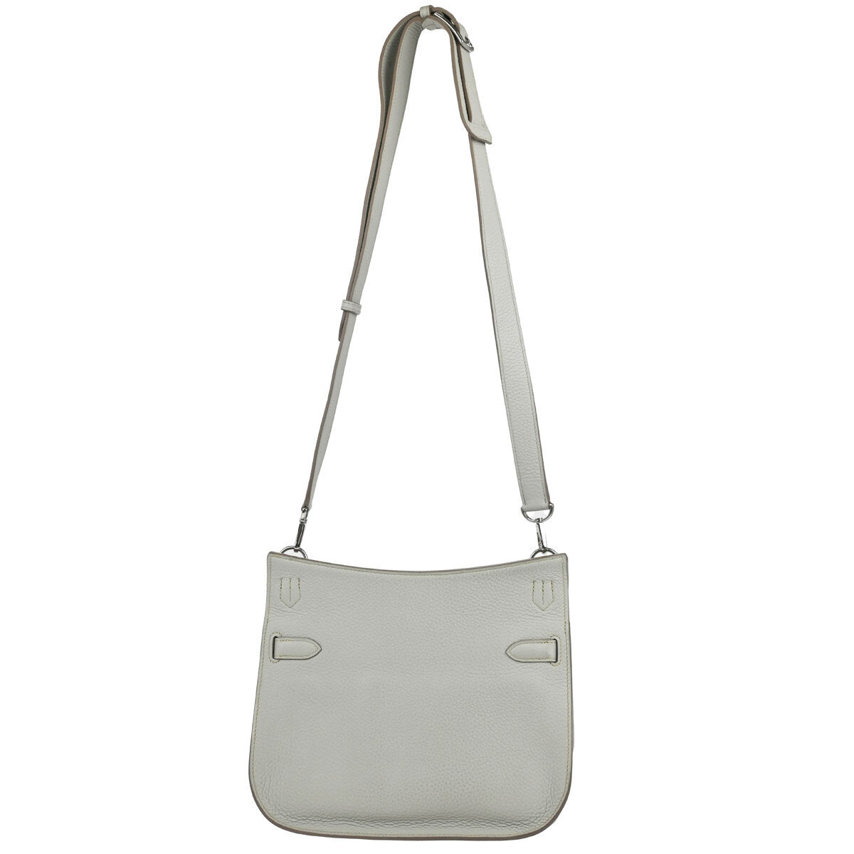 Hermes 2013 Pearl Grey Taurillon Clemence Jypsiere 28 Shoulder Bag
