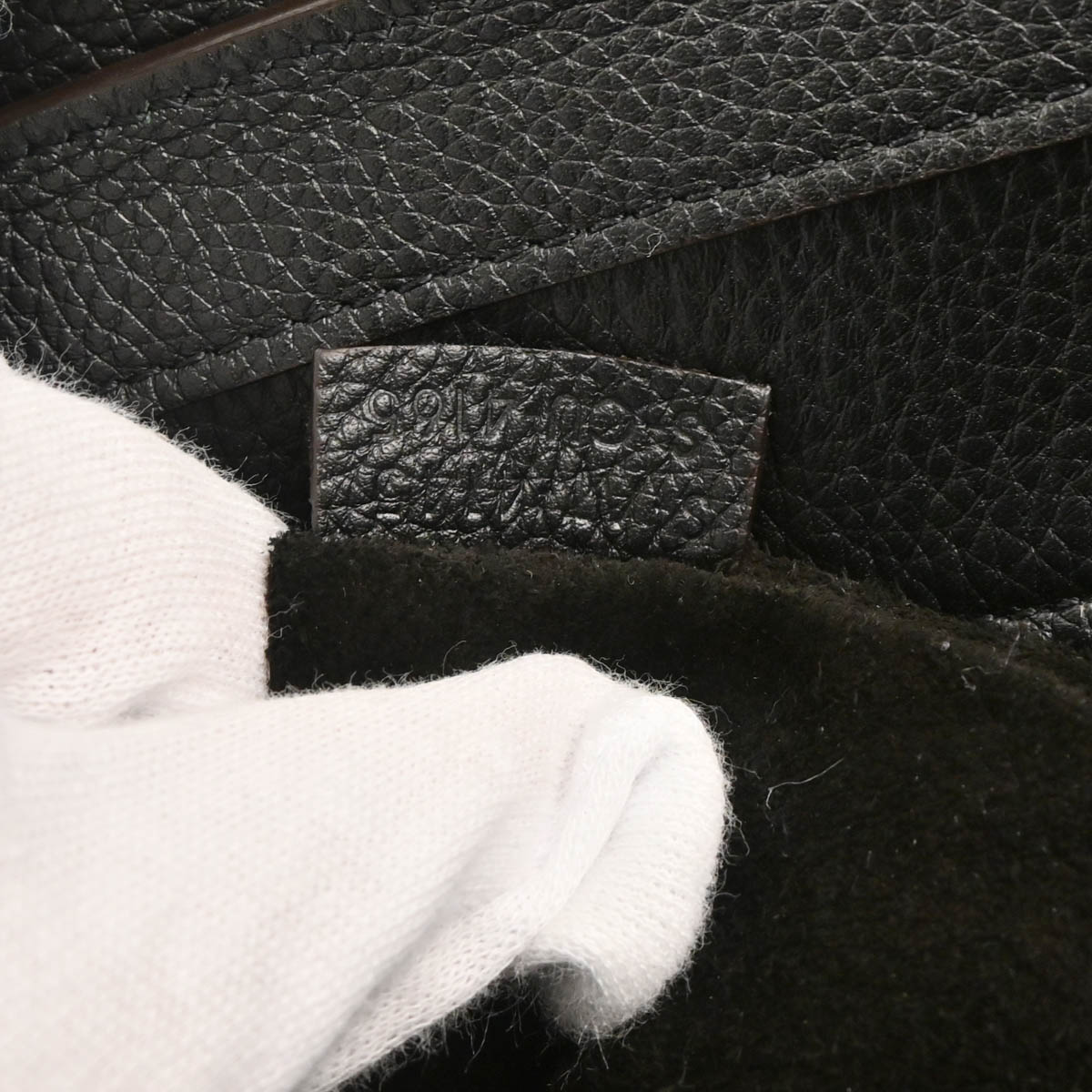 Celine Black Leather Micro Luggage Tote Bag