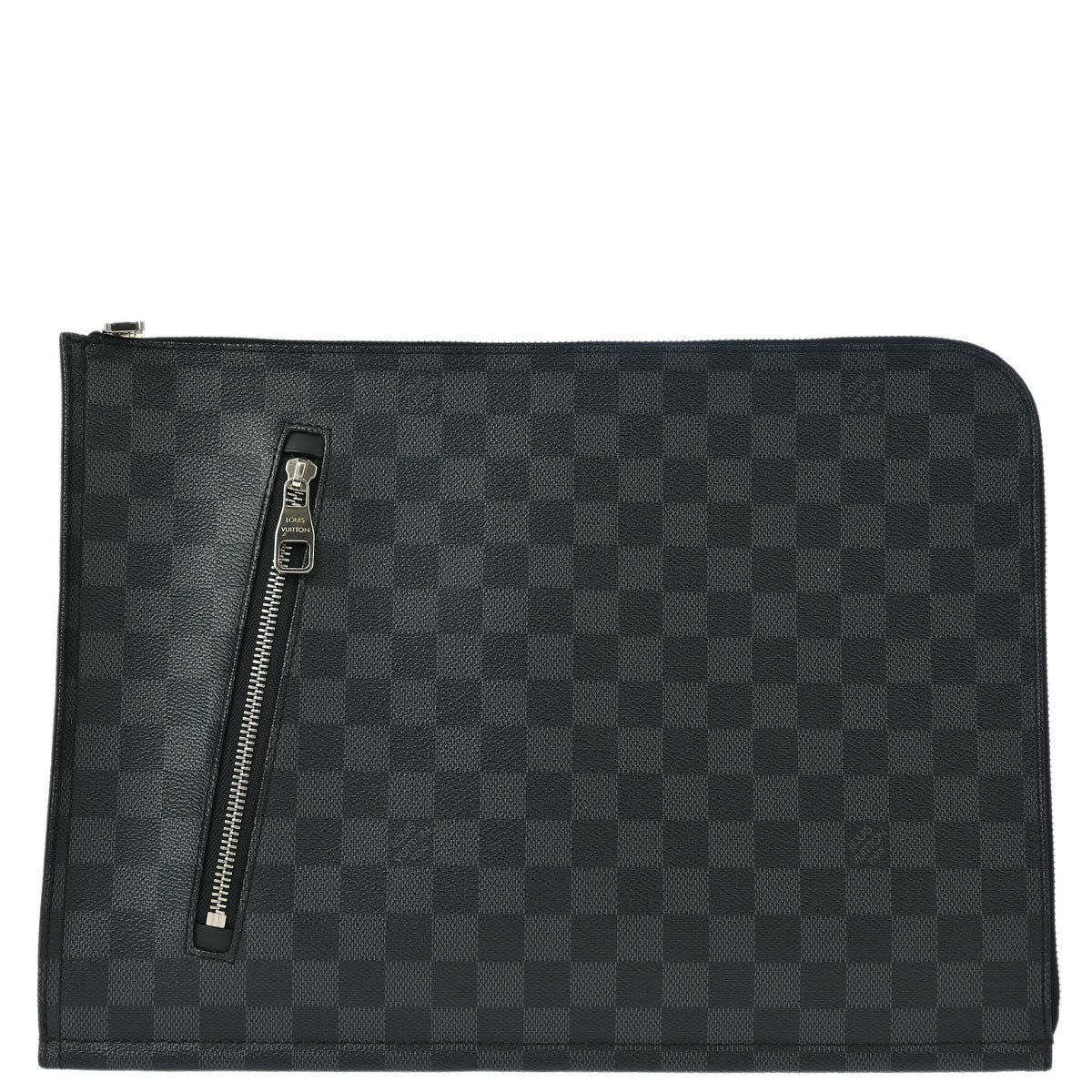 Louis Vuitton 2012 Damier Graphite Poche Documents Clutch Bag N48247
