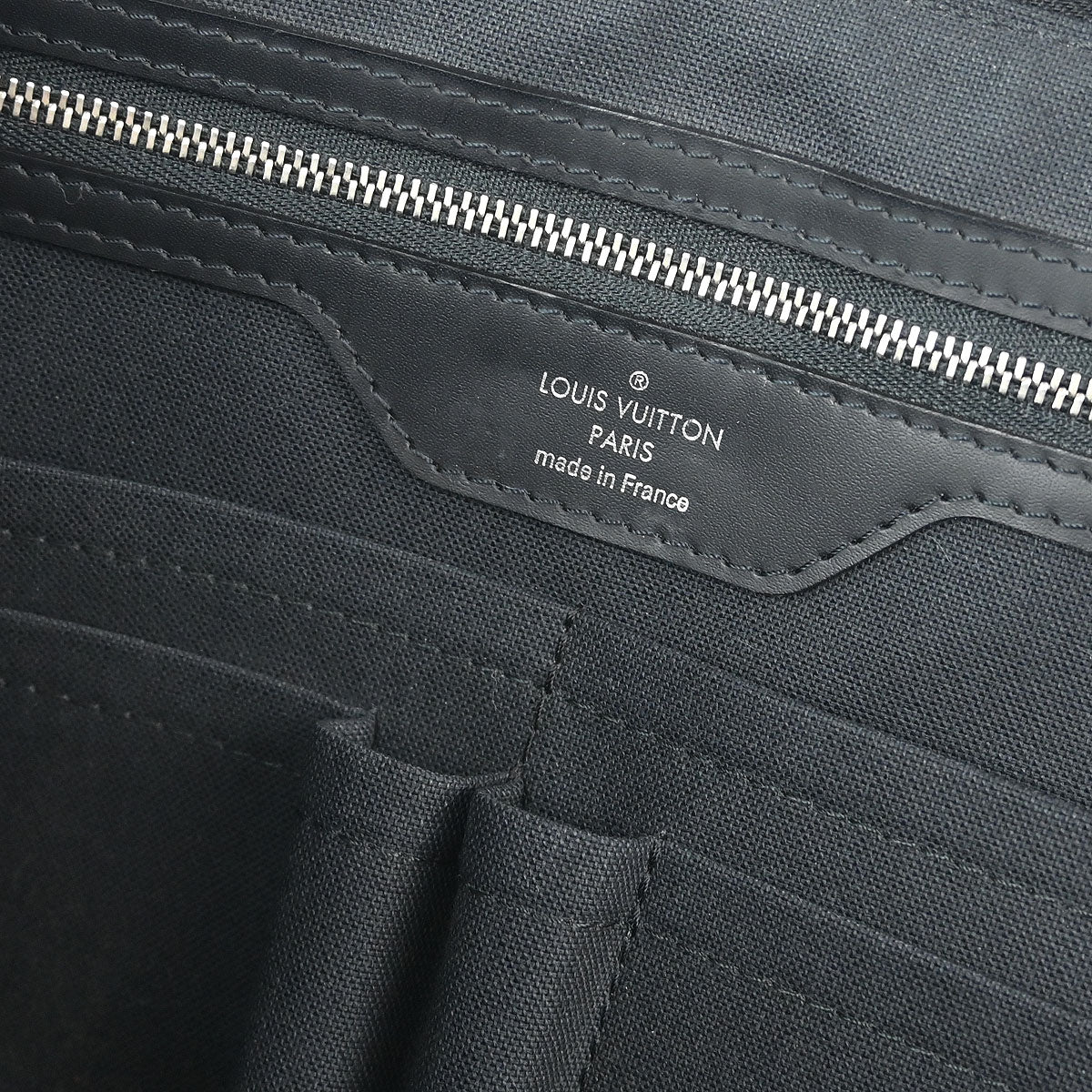 Louis Vuitton 2012 Damier Graphite Poche Documents Clutch Bag N48247