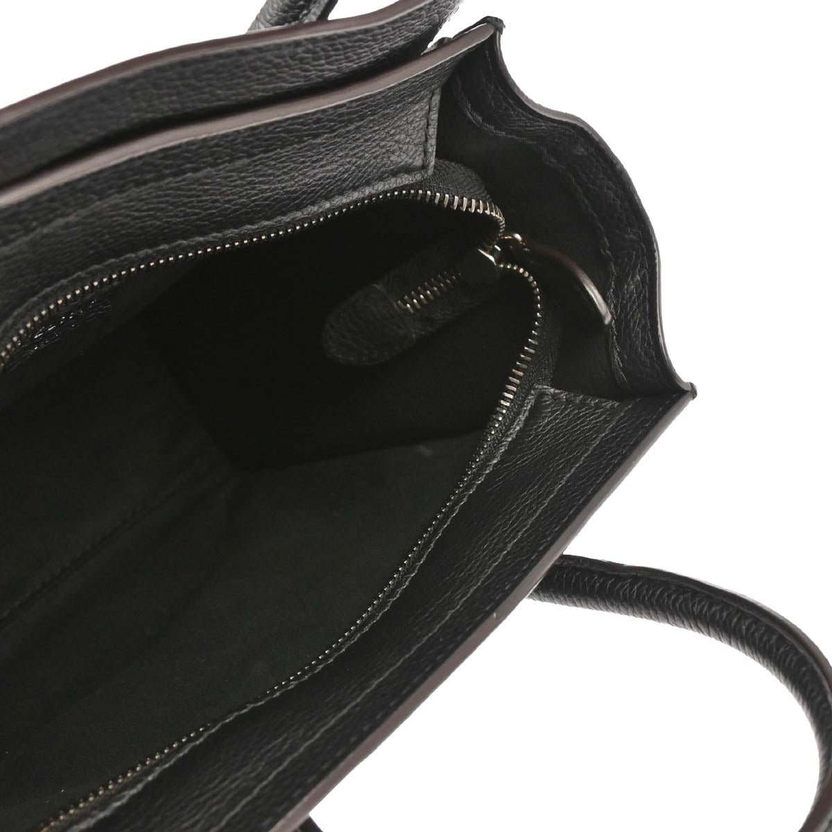 Celine Black Nano Luggage 2way Shoulder Handbag