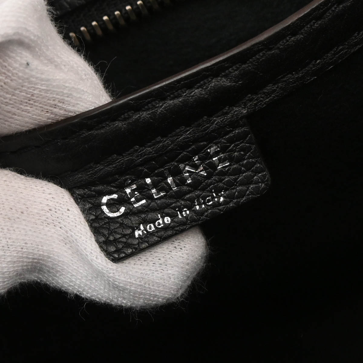 Celine Black Nano Luggage 2way Shoulder Handbag