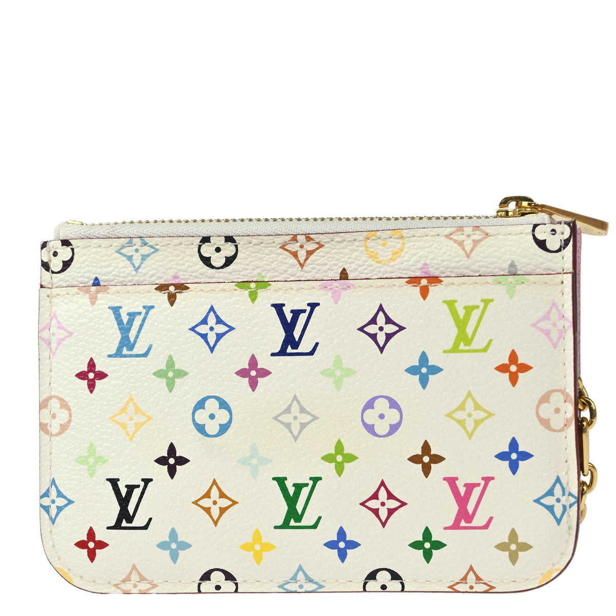 Louis Vuitton 2013 Multicolor Pochette Cles Coin Case Wallet M93734