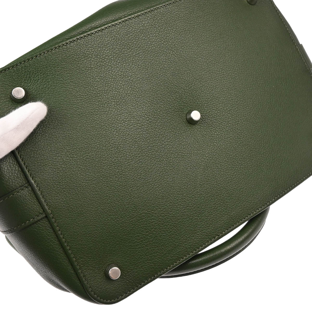 Hermes 2014 Vert Anglais Evercolor Toolbox 26 2way Shoulder Handbag